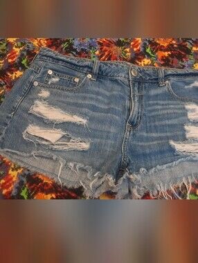 American Eagle Distressed Denim Shorts